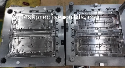 Family mold for plastic electronic panel